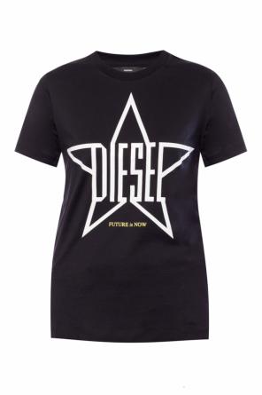 Branded star-motif t-shirt, zdjęcie 1 Branded star-motif t-shirt od Diesel